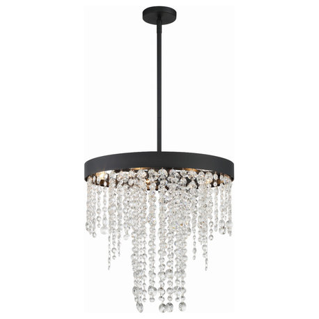 Winham 5-Light Black Forged Chandelier