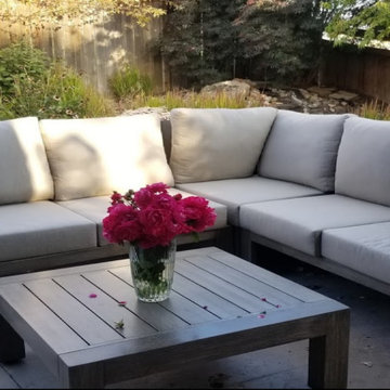 The Canyonlands - 5 Seater Sunbrella® Outdoor Sectional Sofa Set - (Eagle Series