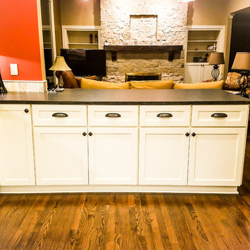 Mequon Kitchen, Fireplace, Dining room and Bathroom