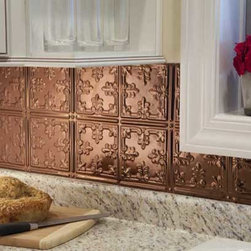 Fasade Traditional 10, Polished Copper - Home Decor