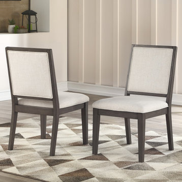 Mila Side Chair (Set of 2) - Washed Gray Finish