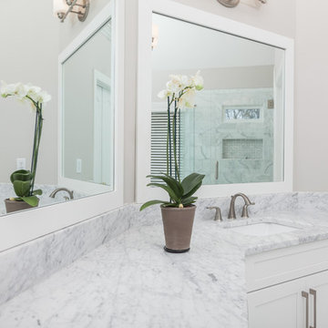 ELEGANT MARBLE MASTER BATHROOM