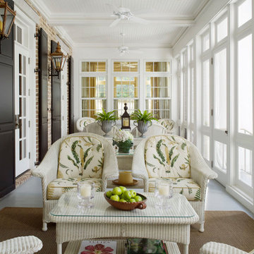 Beach Style Porch