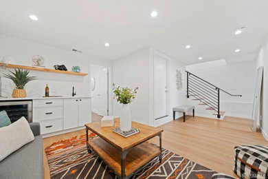 Example of a trendy family room design in San Francisco