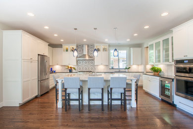 Transitional kitchen photo in Denver