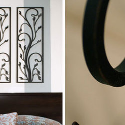 Iron Panel with Leaves - Artwork