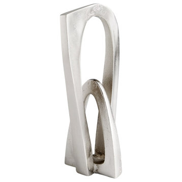 Cyan Design Double Arch Sculpture 11012, Silver