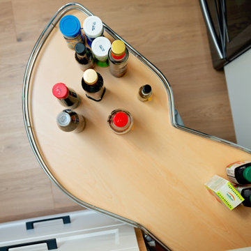 Space-Saving Blind Corner Kitchen Cabinet Storage
