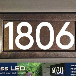 Address LED - illuminated house numbers - House Numbers