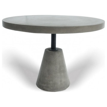 Sophie Modern Gray Concrete End Table