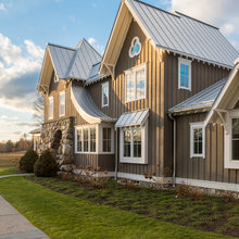 Dark Exteriors Farmhouse