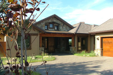 Inspiration for a timeless exterior home remodel in Phoenix