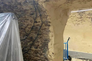 Rénovation d'une cave voutée