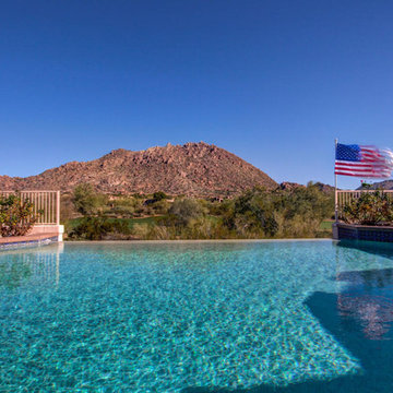 Luxury Custom Home with Resort Style Backyard on Golf Course