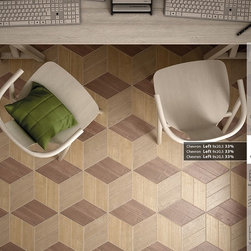 Hexawood Parquet Tridimensional - Wall And Floor Tile