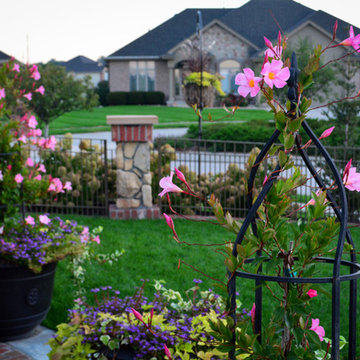 Corner lot Courtyard