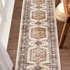 Well Woven Rodeo Roswell Bohemian Eclectic Aztec Beige Area Rug, 2'3"x7'3" Runne