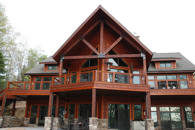 Inspiration for a rustic exterior home remodel in Other