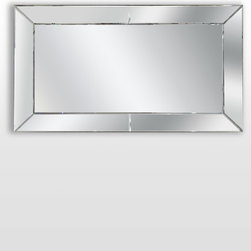 Mirrored Frame Mirror - Wall Mirrors