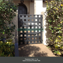rot iron gates, fencing