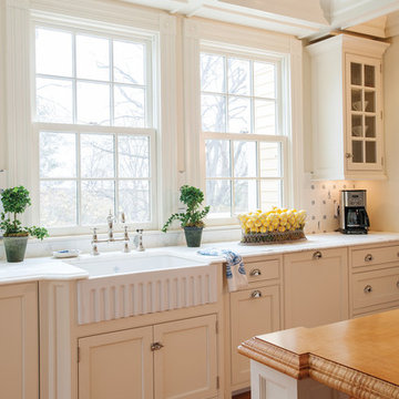Elegant Sun-Filled Kitchen
