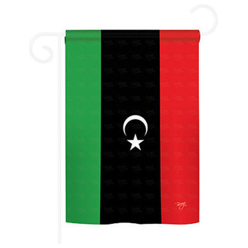 Libya 2-Sided Impression Garden Flag