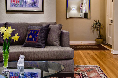 Inspiration for a contemporary living room remodel in San Francisco