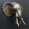 Traditional Bronze Elephant Head Door Knocker