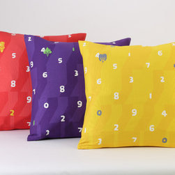 EVANGELION Cushion (textile design by SOU・SOU) - Decorative Pillows