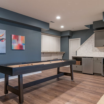 Family Friendly Family Room and Basement