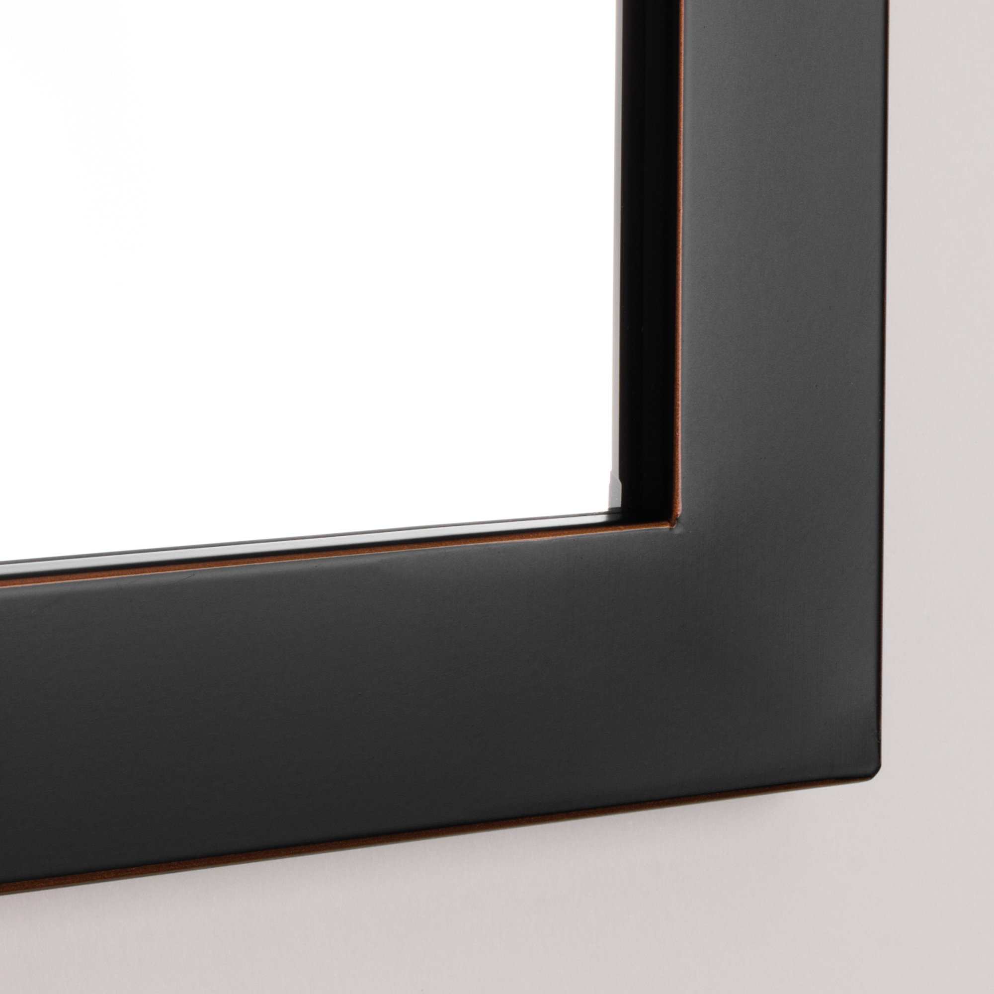 Classic Oil Rubbed Bronze Metal Frame Mirror, 30" x 40"