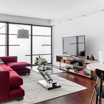 Invigorating Design Sheds a New Light on a Cookie-Cutter Apartment