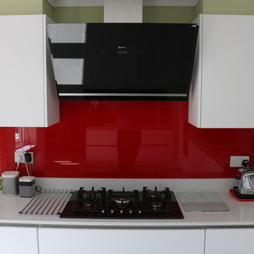Nobilia Matt Painted Touch White Line N kitchen