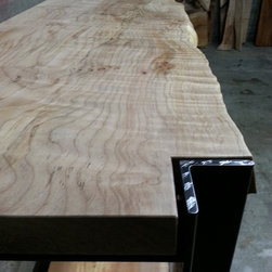 Live Edge Maple Credenza - Buffets And Sideboards