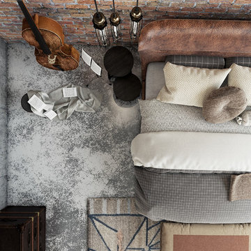 A loft in Brooklyn city