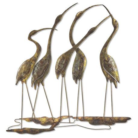 Shorebirds Wall Decor Group Of Five