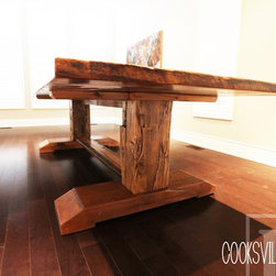 Reclaimed Wood (Rectangular) Pedestal Tables - Products