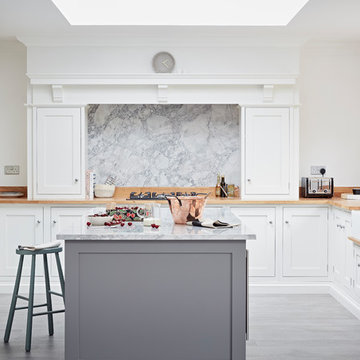 Traditional Shaker kitchen with a modern touch