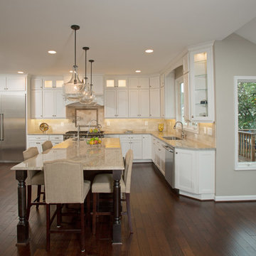 Focal Point of Family Gatherings, a Great Kitchen Remodel in Potomac Falls