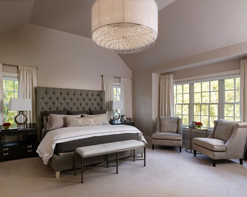 Best Transitional Master Bedroom Design Ideas & Remodel Pictures | Houzz