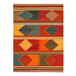 Home Decorators Collection - Mirage Yam 5 ft. x 8 ft. Tribal Area Rug Yam/Apricot Orange - Rugs