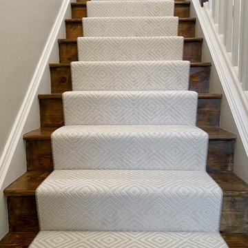 Unique Patterned Stair Carpet