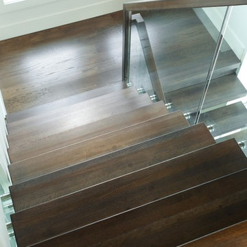 solid white oak mono-stringer
