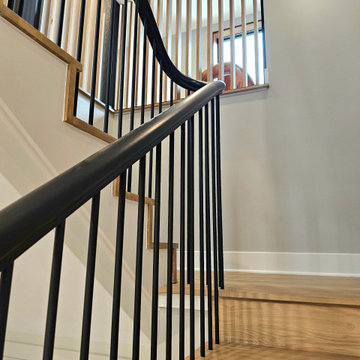 Project #115 | Staircase with Continuous Rail System Without Newels