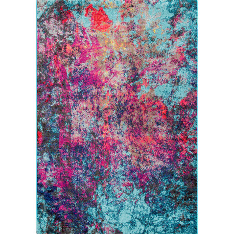 Nuloom Cloud Nebula Abstract Area Rug, Multicolor 3'x5'