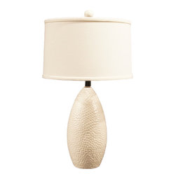 St James Lamp Matte Cream Lamp - Table Lamps