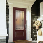 Steel double entry door