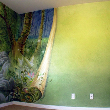 Mural/Lazure for Child's Room - California