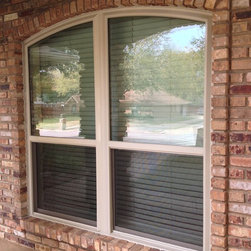 Beige Archtop Windows - Windows