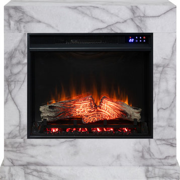 Dendale Electric Fireplace - Marble